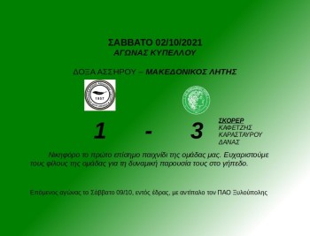 makedonikos litis doksa assirou kipello 2021 2022